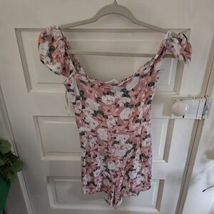 Somedays Lovin Pink Floral Romper
